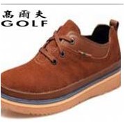 高爾夫GOLF2016新款头层休闲皮鞋男真皮男鞋