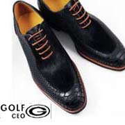 高爾夫GOLF头层牛皮透气休闲鞋驾车鞋子