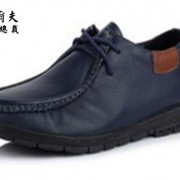 高爾夫GOLF男士潮流英伦真皮单鞋批发