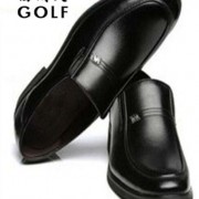 高爾夫GOLF男士英伦皮鞋真皮商务休闲男鞋大码