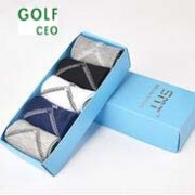 高爾夫GOLF秋冬季男士纯棉袜