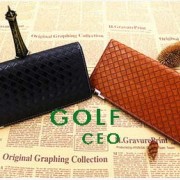 高爾夫GOLF男士真皮多功能手拿包 长款休闲钱包