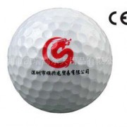 高爾夫GOLF 球队LOGO球印制 彩色印刷双层比赛球
