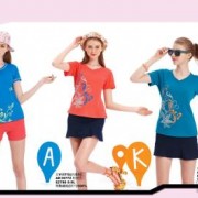 V領吸排女版T恤